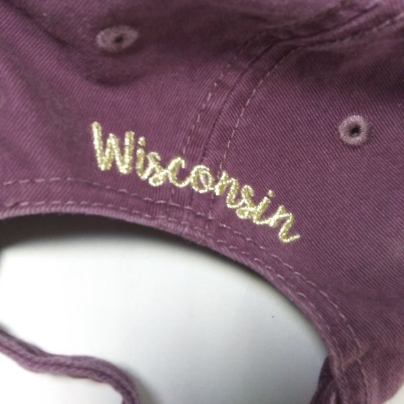 NWOT Wisconsin ball cap adjustable strap family one size fits most - Picture 8 of 8